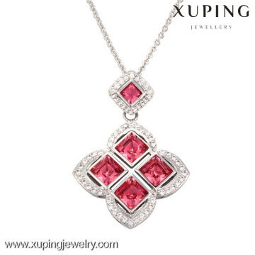 32580-925 sterling silver color pendant Crystals from Swarovski,ruby stone pendants